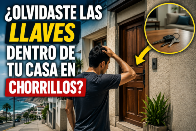 ¿Qué hacer si olvidaste las llaves dentro de tu casa en Chorrillos?