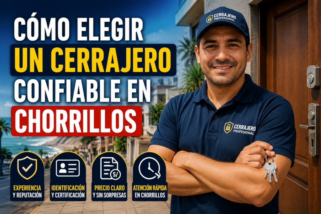 Cómo elegir un cerrajero confiable en Chorrillos