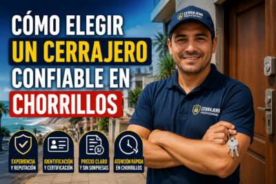 Cómo elegir un cerrajero confiable en Chorrillos