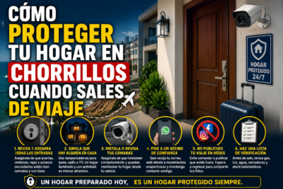 Cómo proteger tu hogar en Chorrillos cuando sales de viaje
