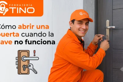 Cómo abrir una puerta cuando la llave no funciona