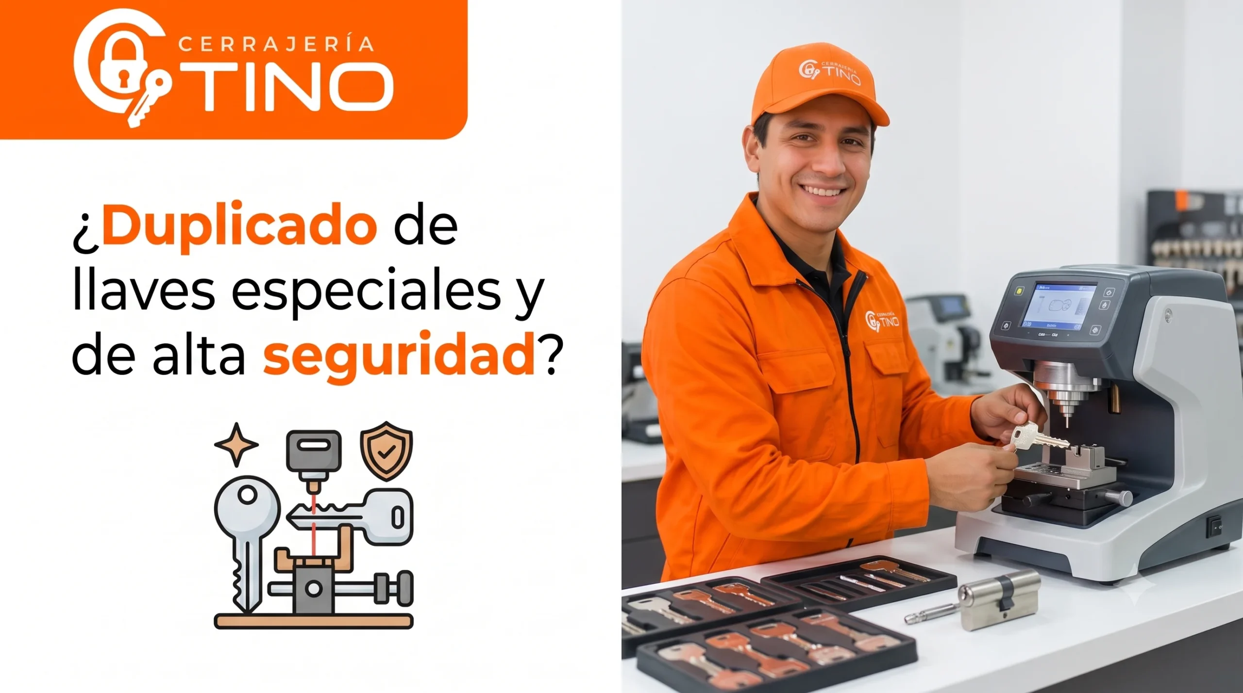 Como se llama la persona que hace llaves y arregla cerradura
